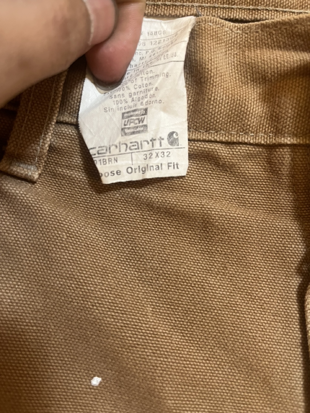 Carhartt Brown Work Pants - Size 32x32 - photo 4