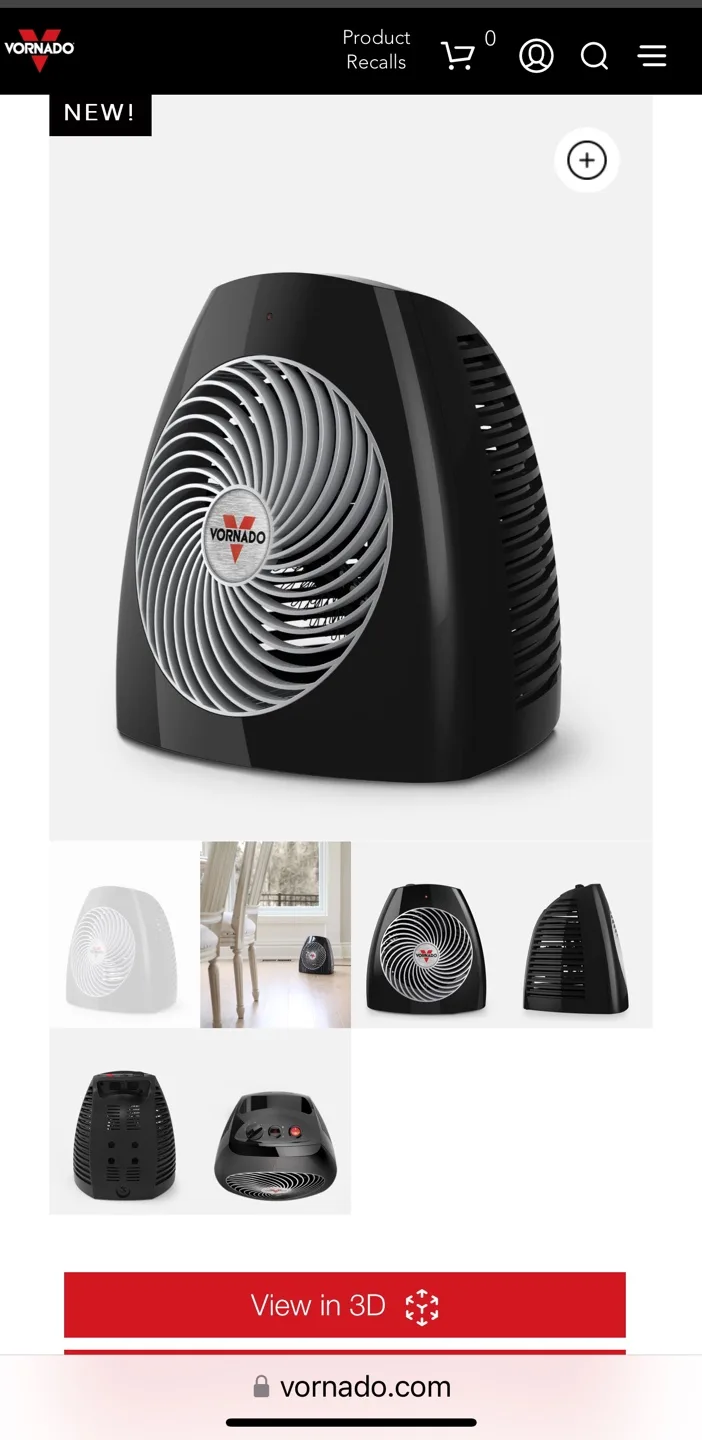 Vornado MVH Compact Vortex Heater image indicator(4)