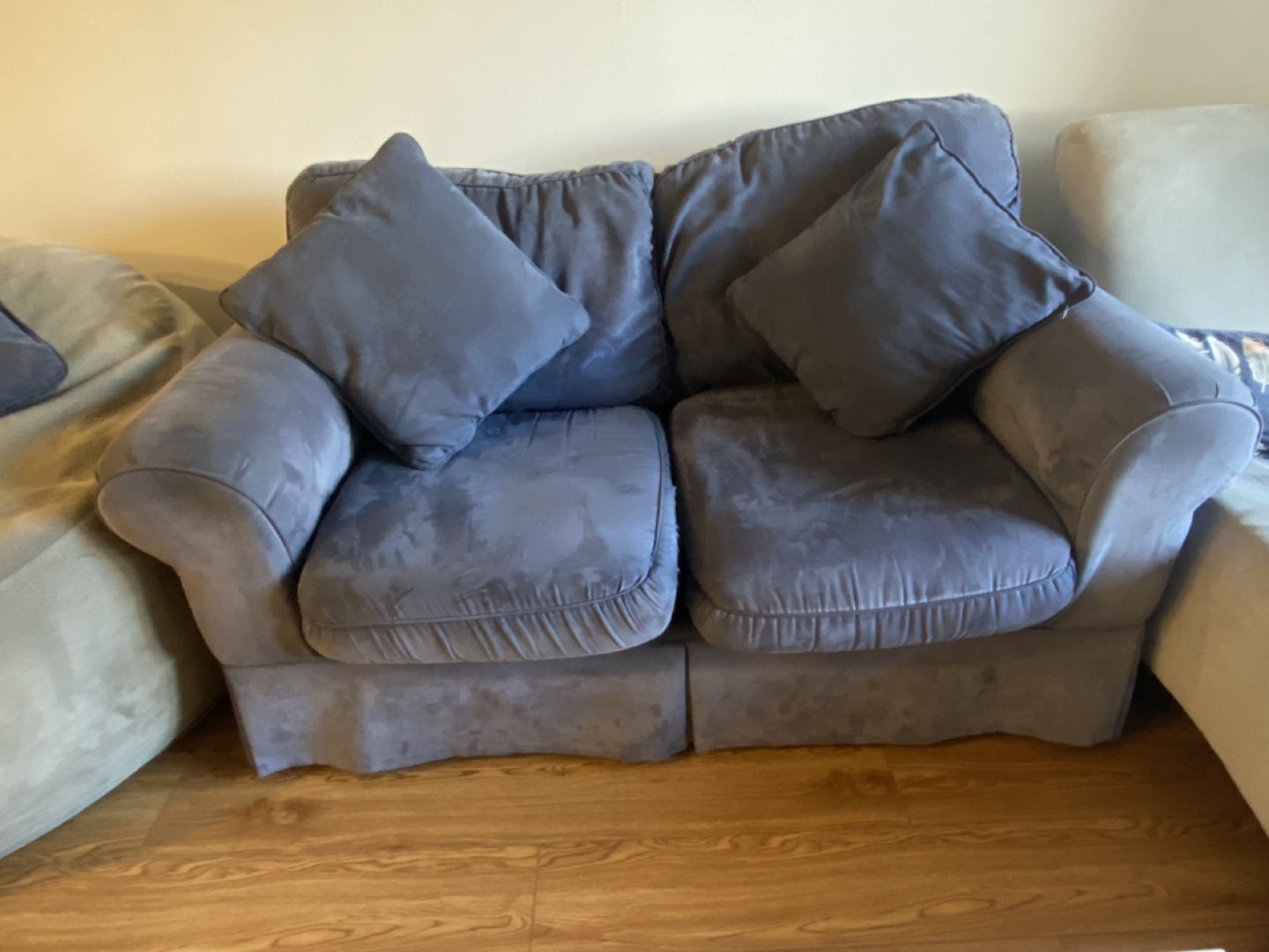 Blue Loveseat