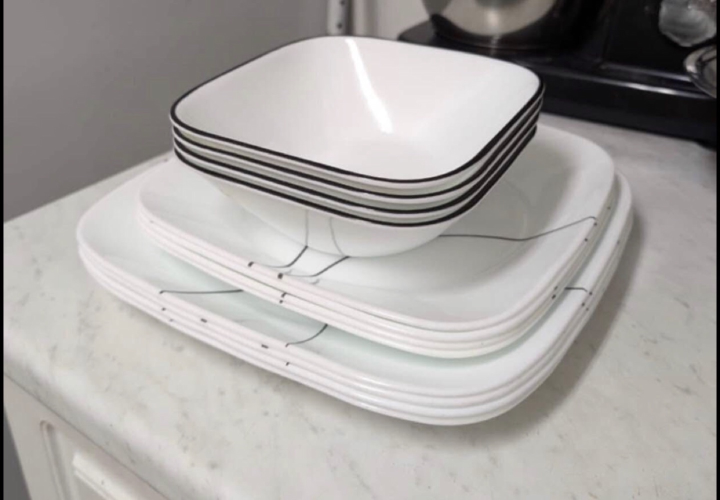 Corelle Square Dinnerware Set