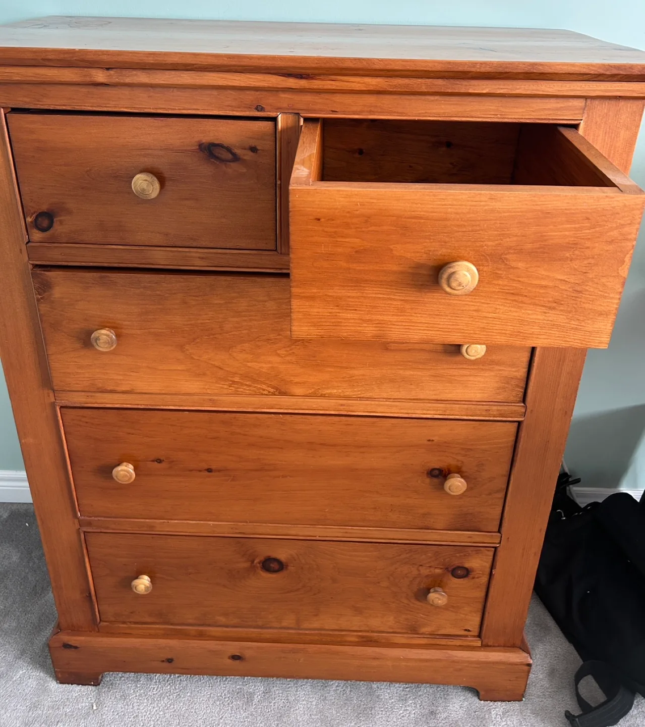 100% Canadian Made Solid Pine Tallboy Dresser. image indicator(3)