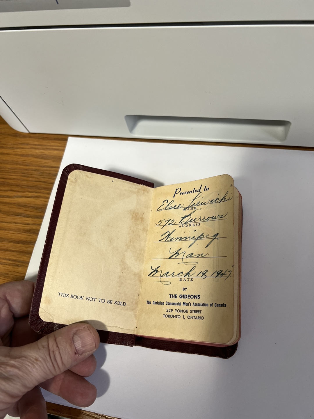 1947 New Testament Bible