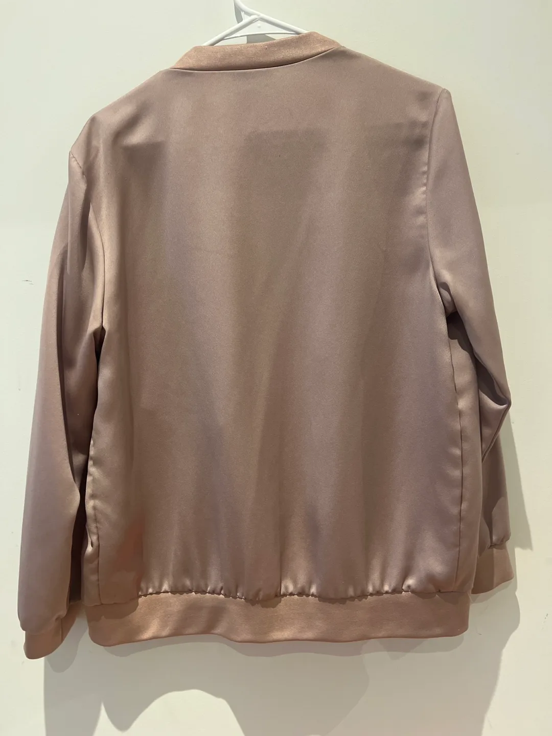 Topshop Satin Bomber Jacket - Size 8 image indicator(5)