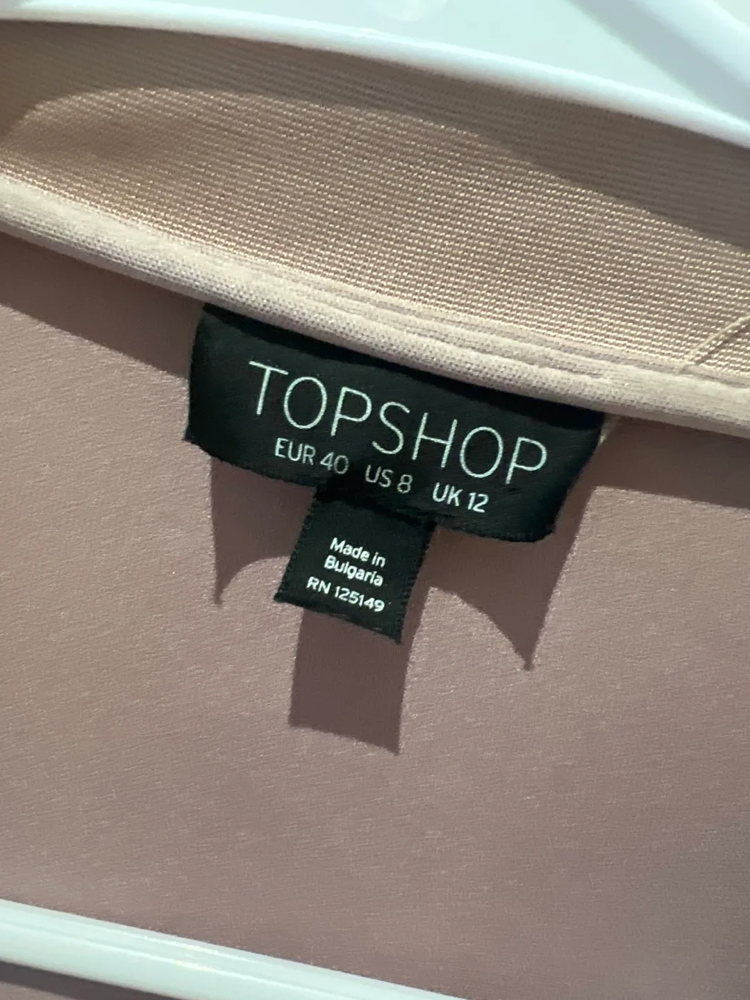 Topshop Satin Bomber Jacket - Size 8 image indicator(2)