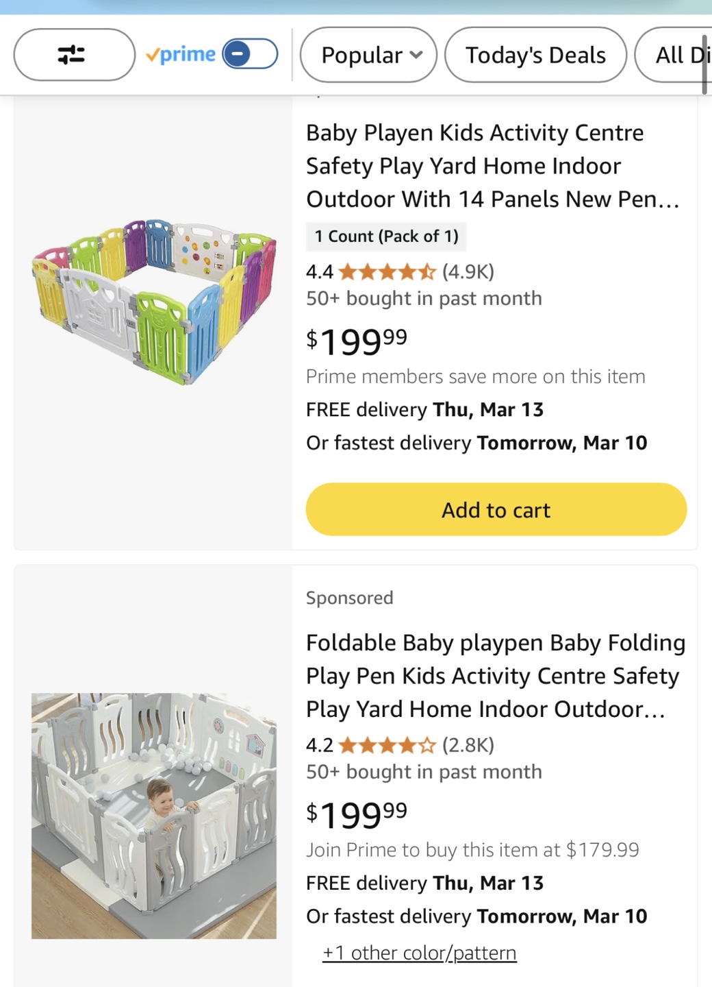 Baby Playpen - 20 Panels - photo 2