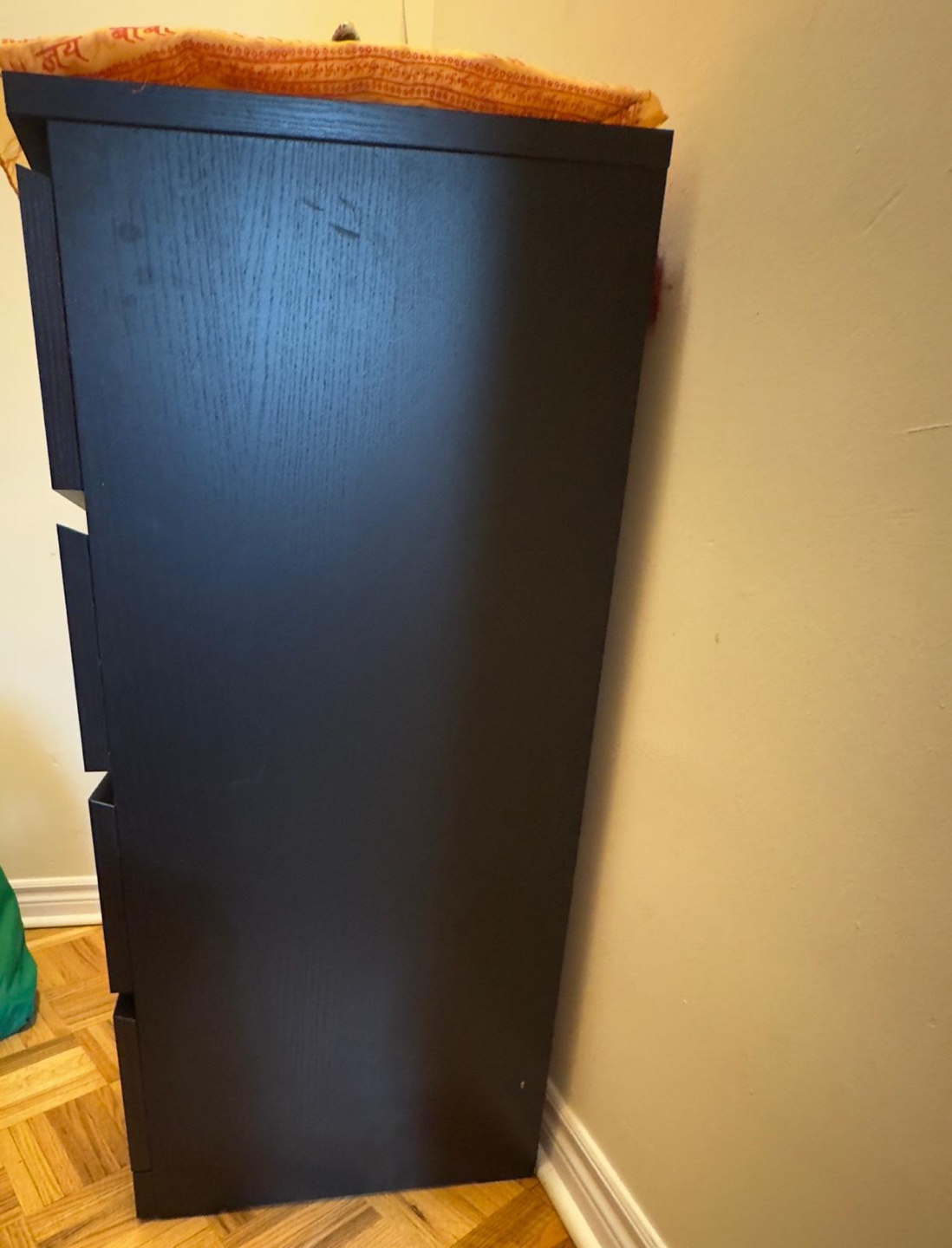 IKEA MALM 4-Drawer Chest - Black-Brown - photo 2