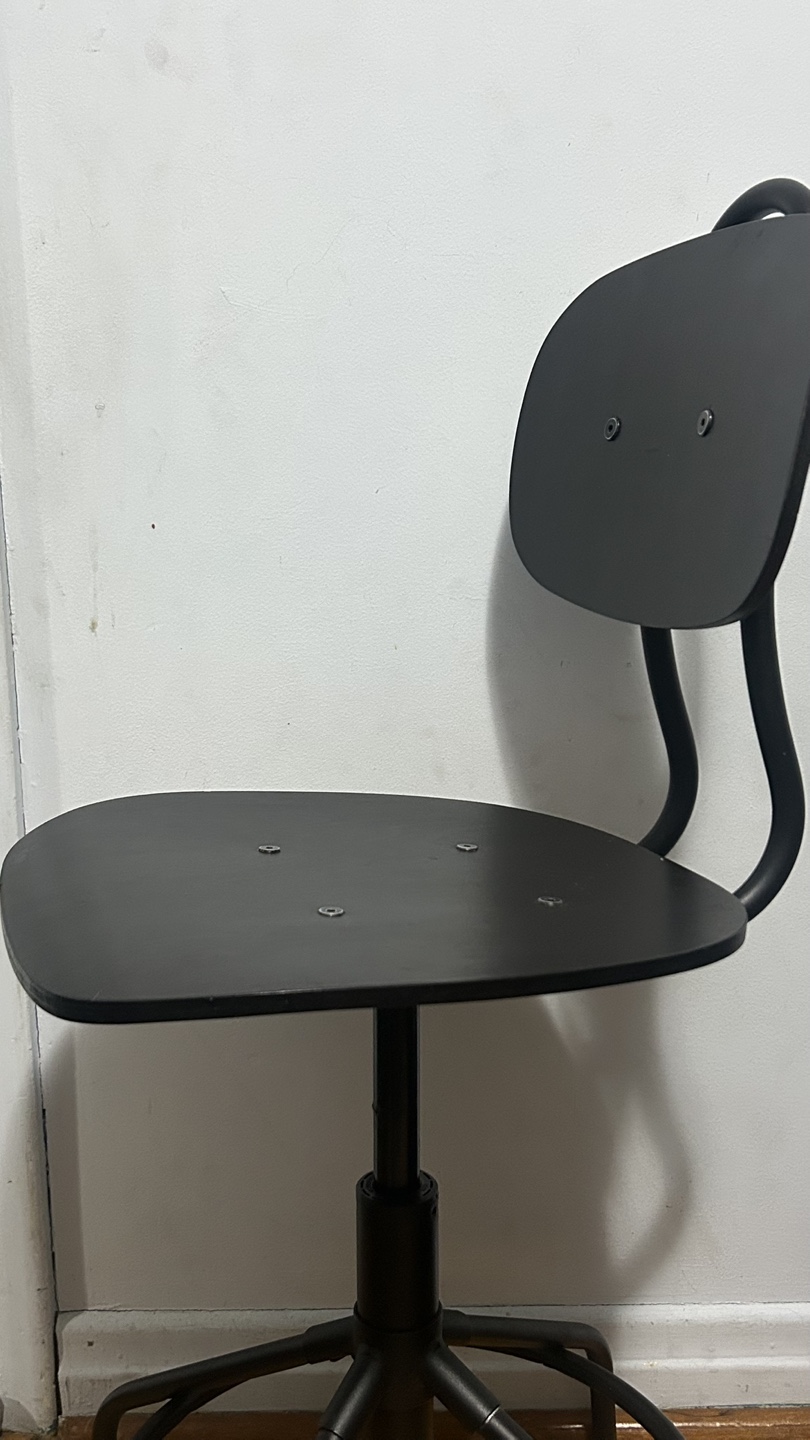 Black Swivel Desk Chair - photo 2