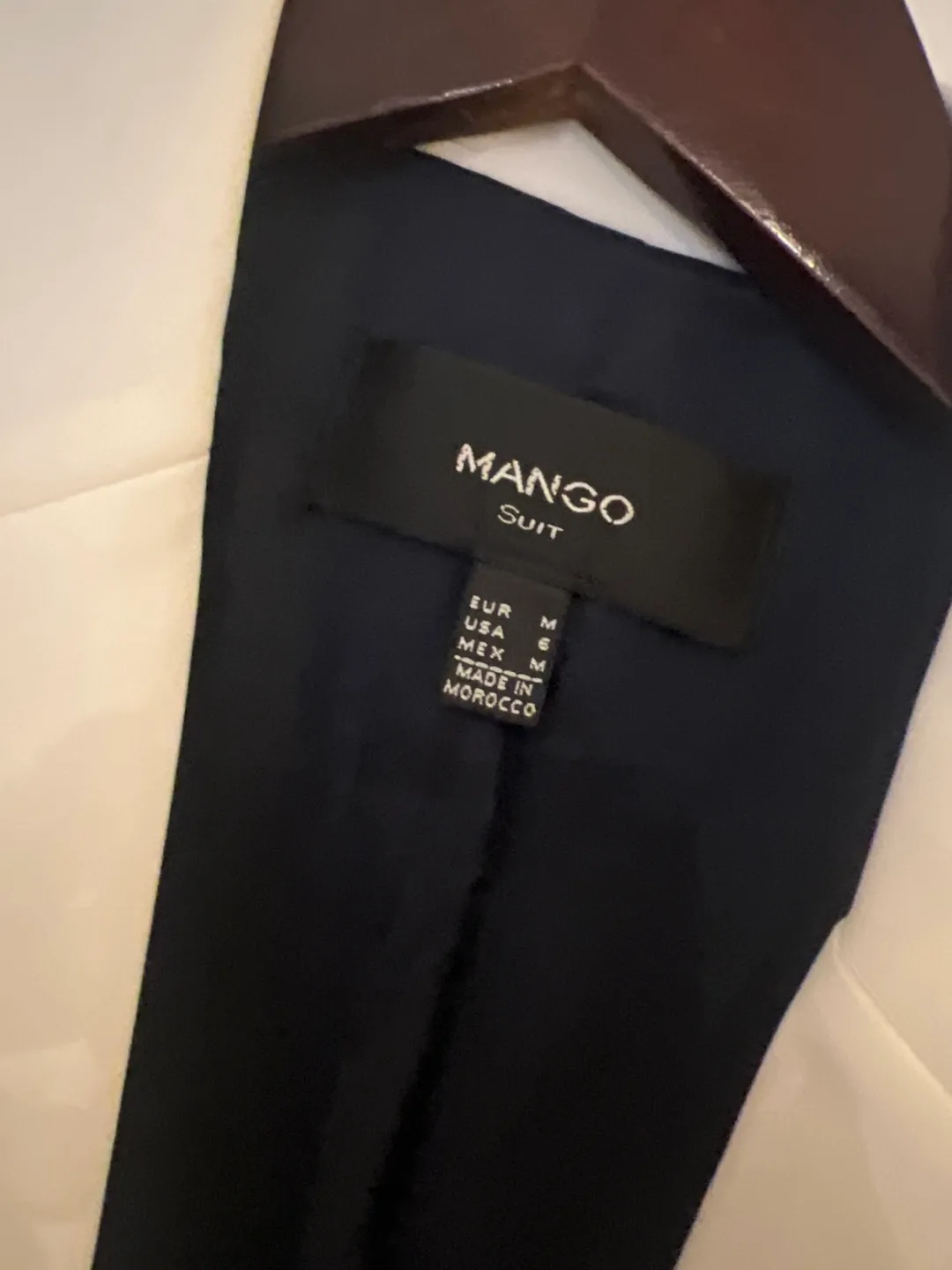 MANGO Women's Two-Tone Blazer, Size M image indicator(2)