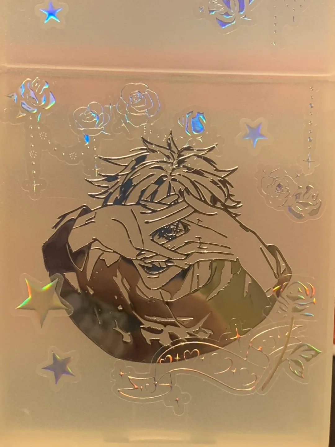 Frosted Anime-Themed Card Holder - gojo - jujutsu Kaisen image indicator(2)