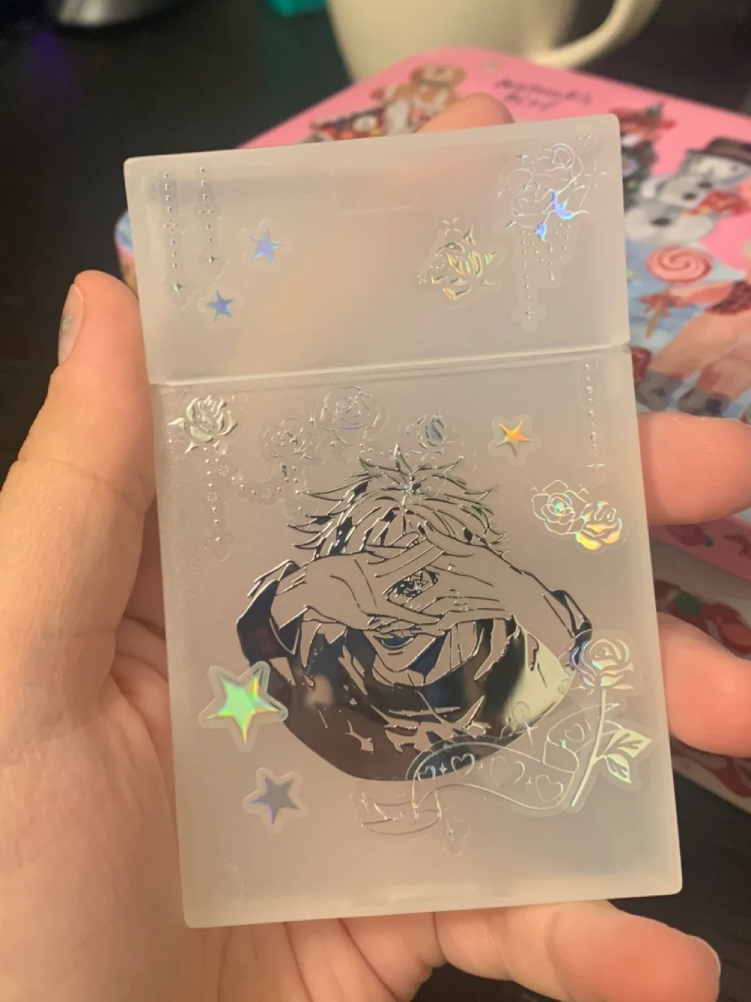 Frosted Anime-Themed Card Holder - gojo - jujutsu Kaisen image indicator(6)