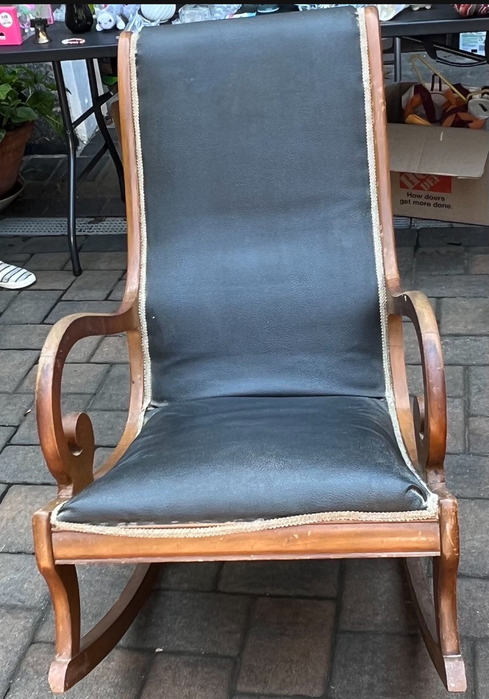 Vintage Wooden Rocking Chair