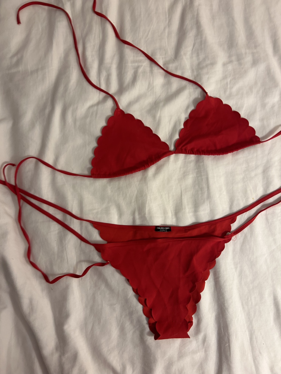 Calzedonia red bikini