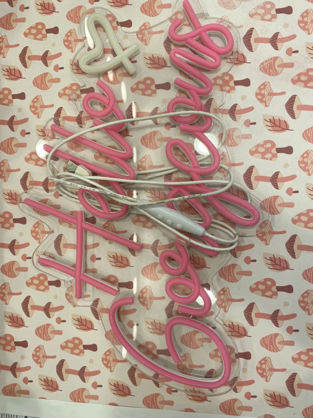 Pink LED Neon Sign - Hello Gorgeous image indicator(3)