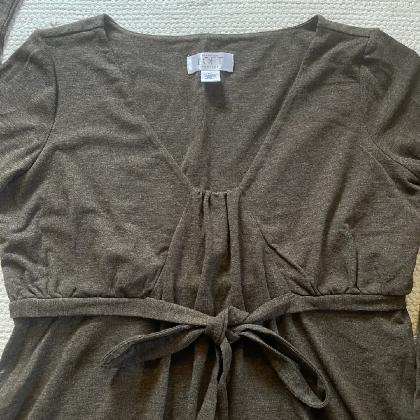 Ann Taylor Loft Long Sleeve Midi Dress 2P image indicator(2)