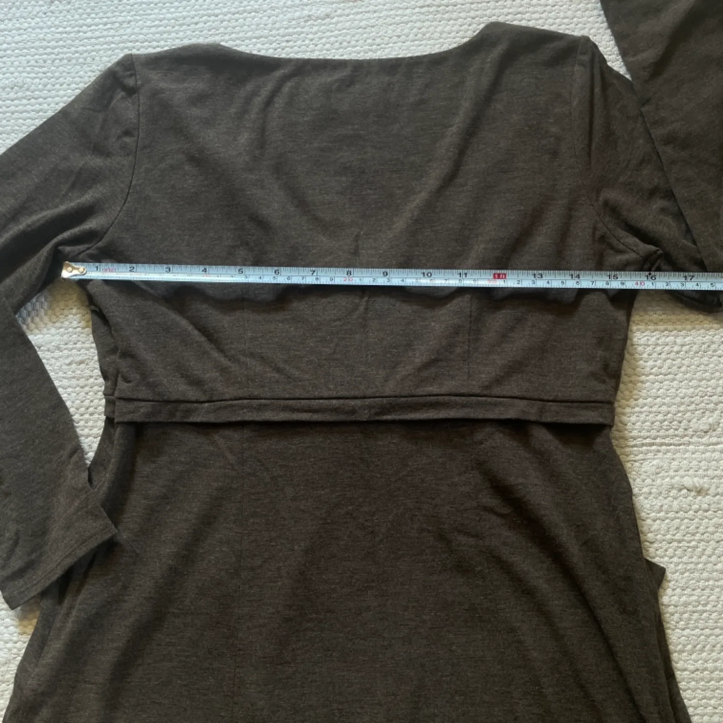 Ann Taylor Loft Long Sleeve Midi Dress 2P image indicator(9)