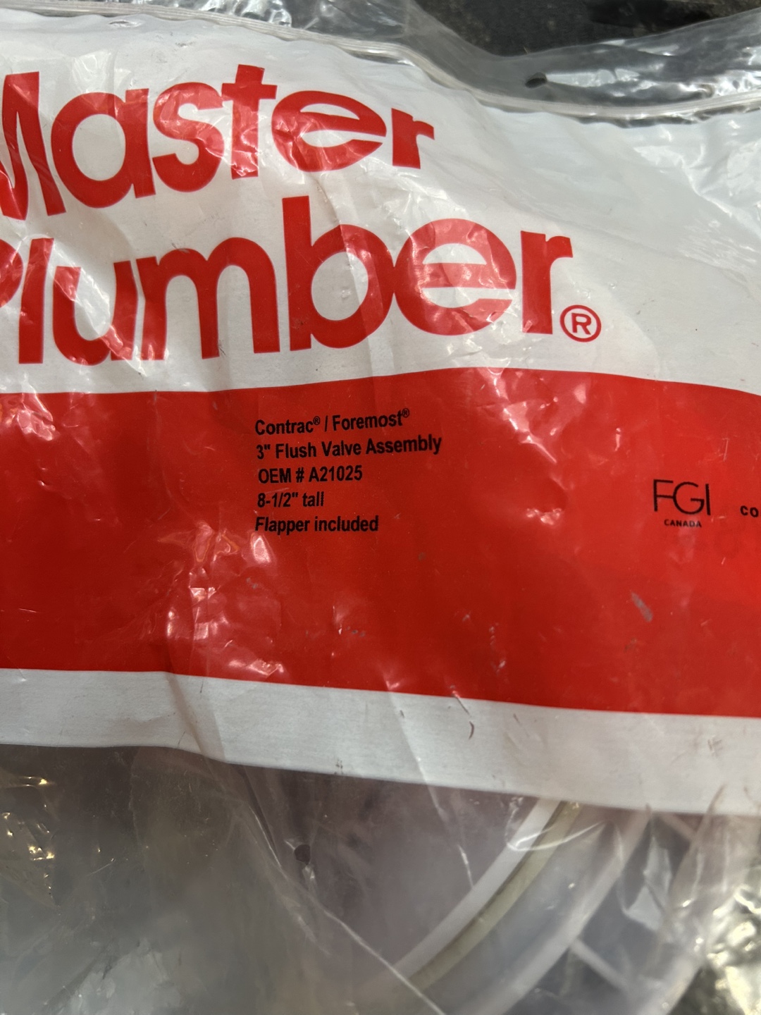 Master Plumber 3" Flush Valve Assembly 218TL - photo 2