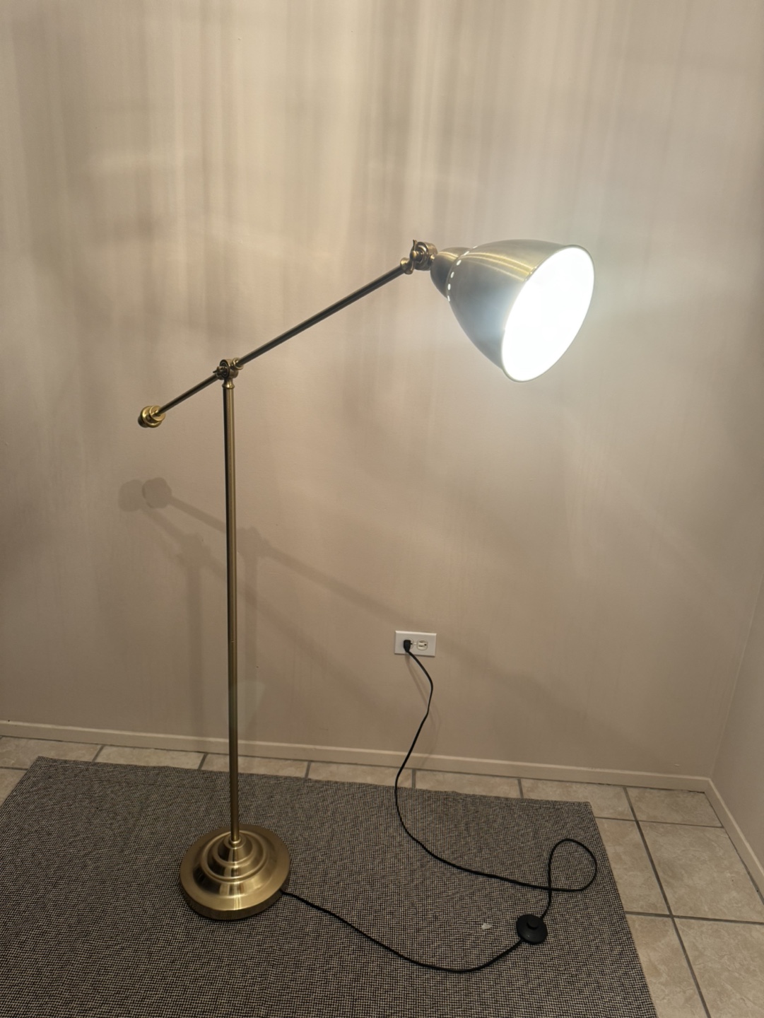 Brass Adjustable Floor Lamp - photo 5