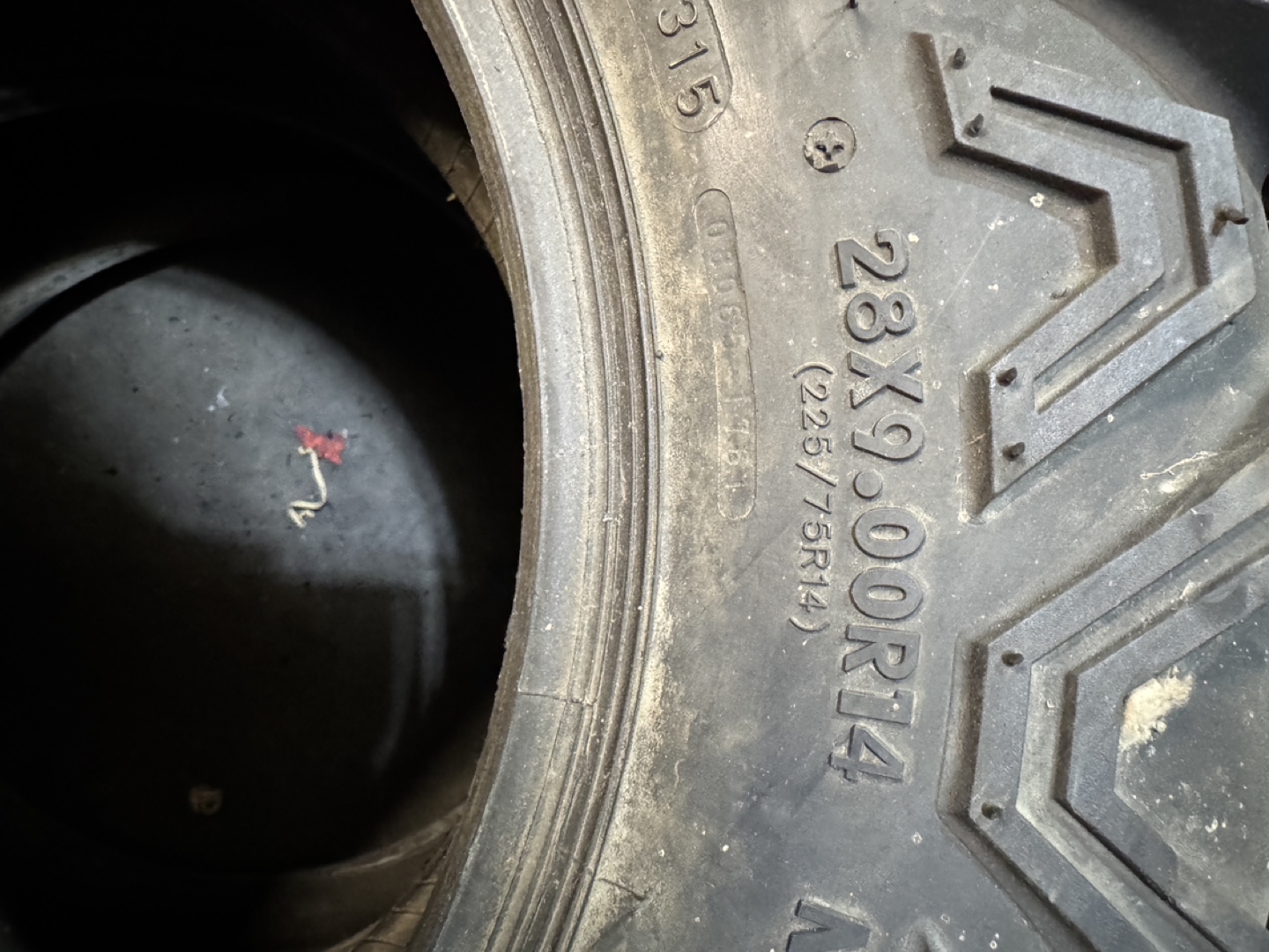 Set of four used 14inch Big Horn  tires - photo 3