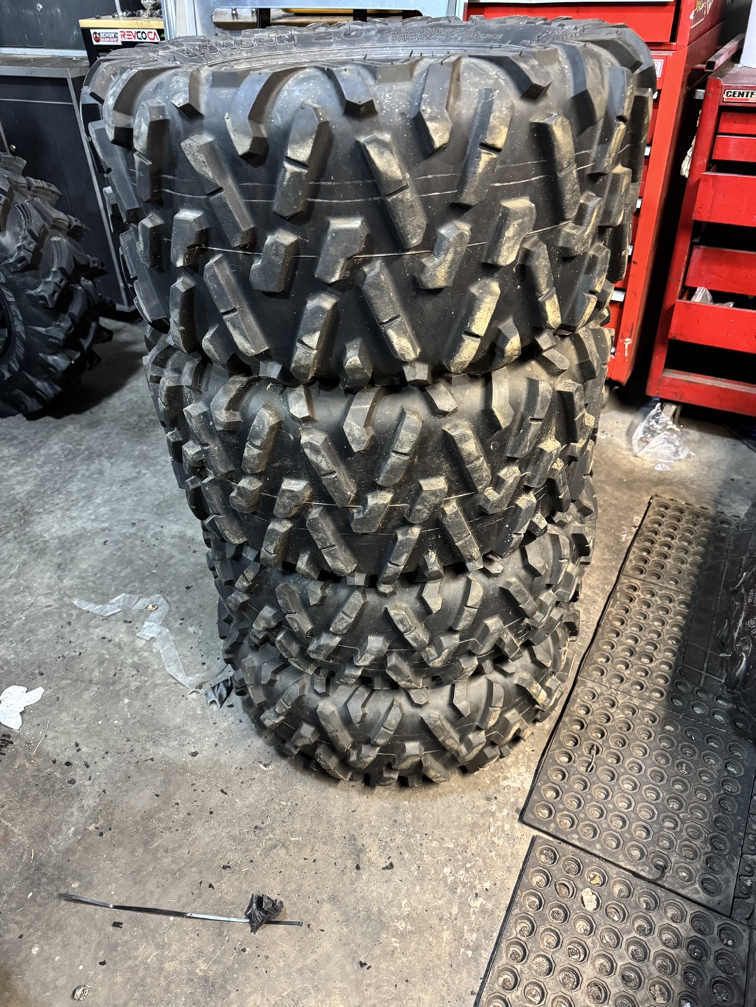 Set of four used 14inch Big Horn  tires - photo 2