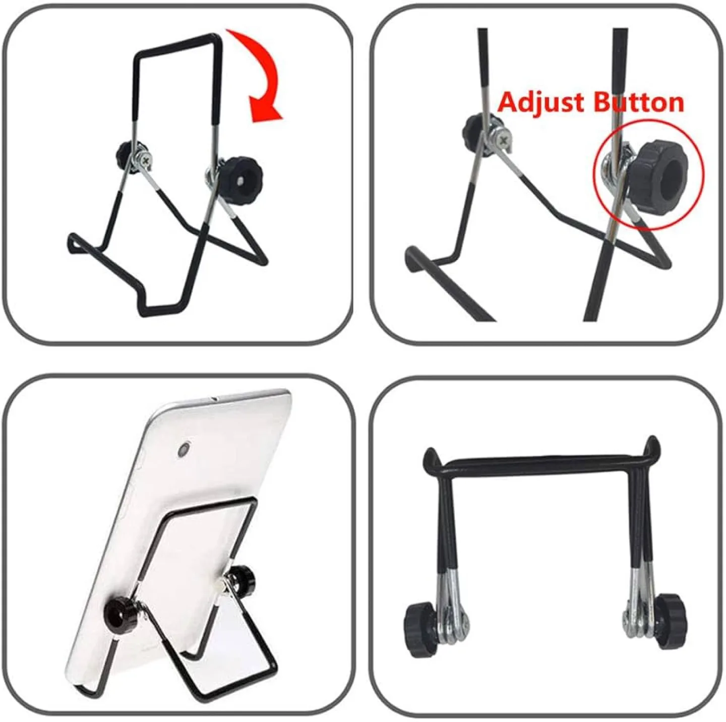 Adjustable Metal Cellphone / Tablet Stand image indicator(5)