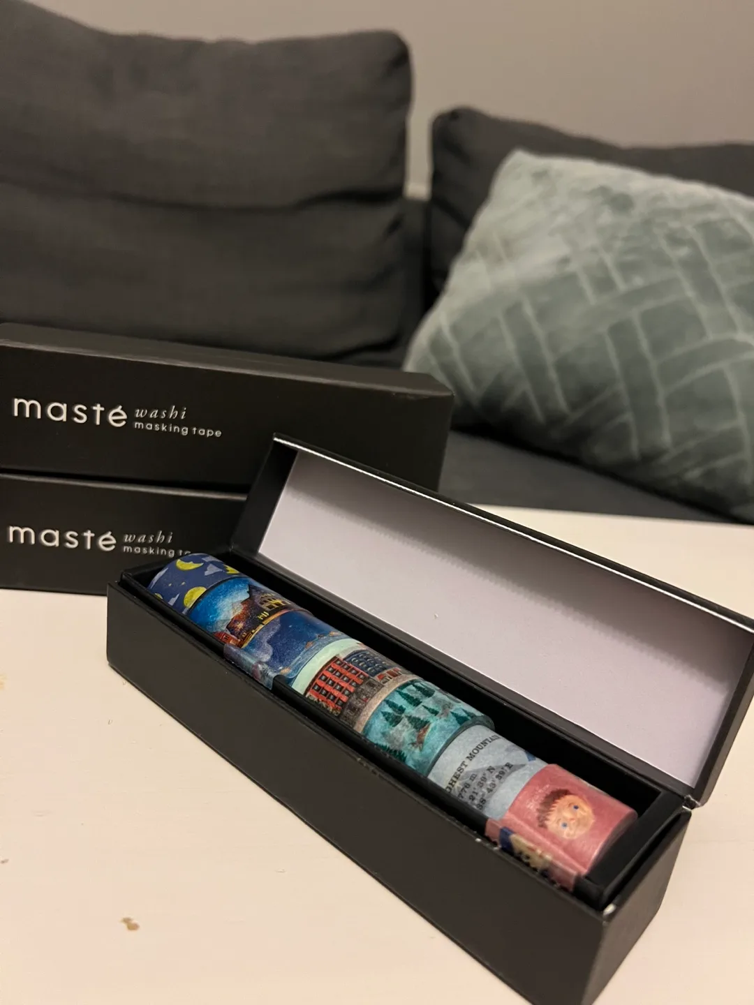 Masté Washi Masking Tapes with Cutter on Box Lid (4 boxes) image indicator(3)