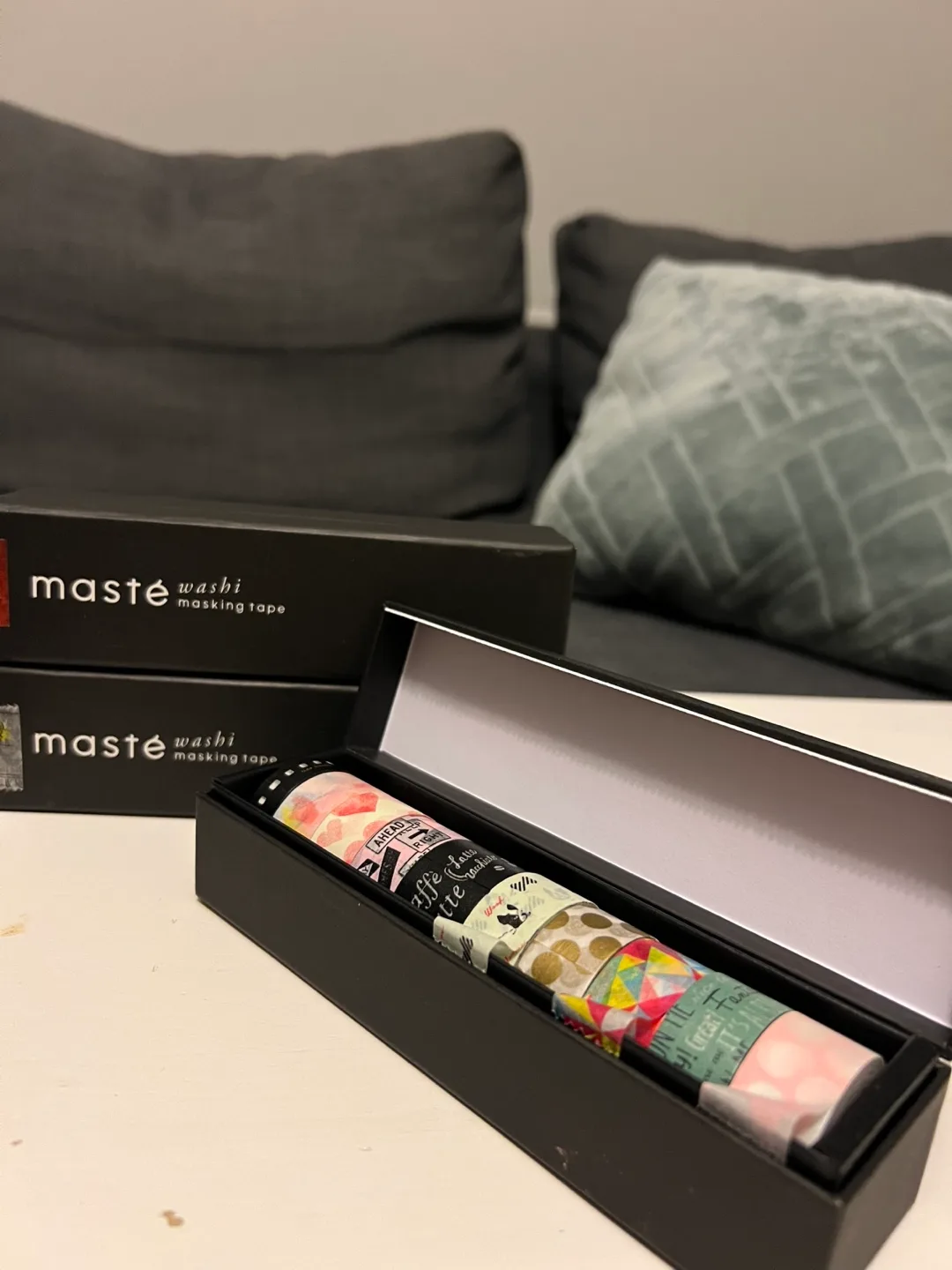 Masté Washi Masking Tapes with Cutter on Box Lid (4 boxes) image indicator(4)