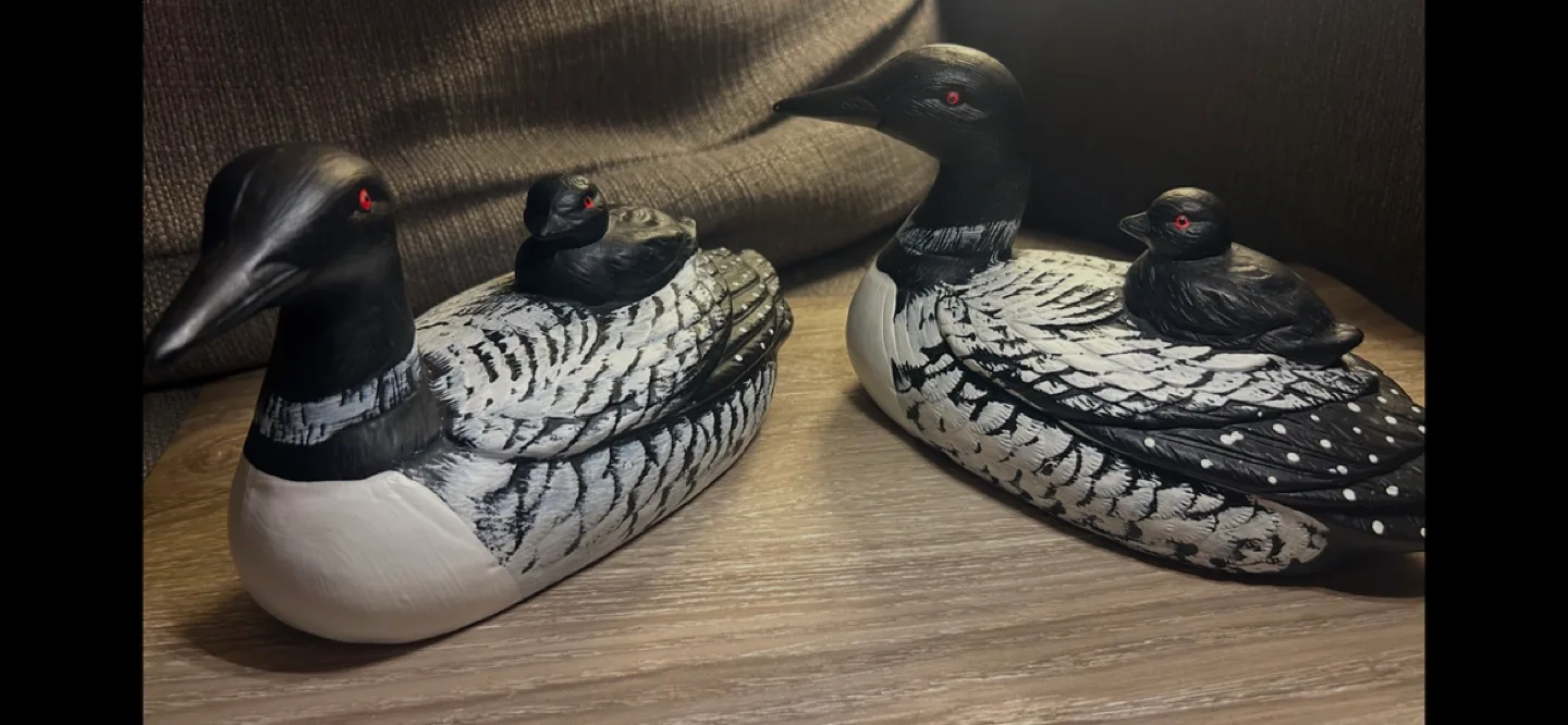 Pair of Berco Loon Figurines image indicator(2)