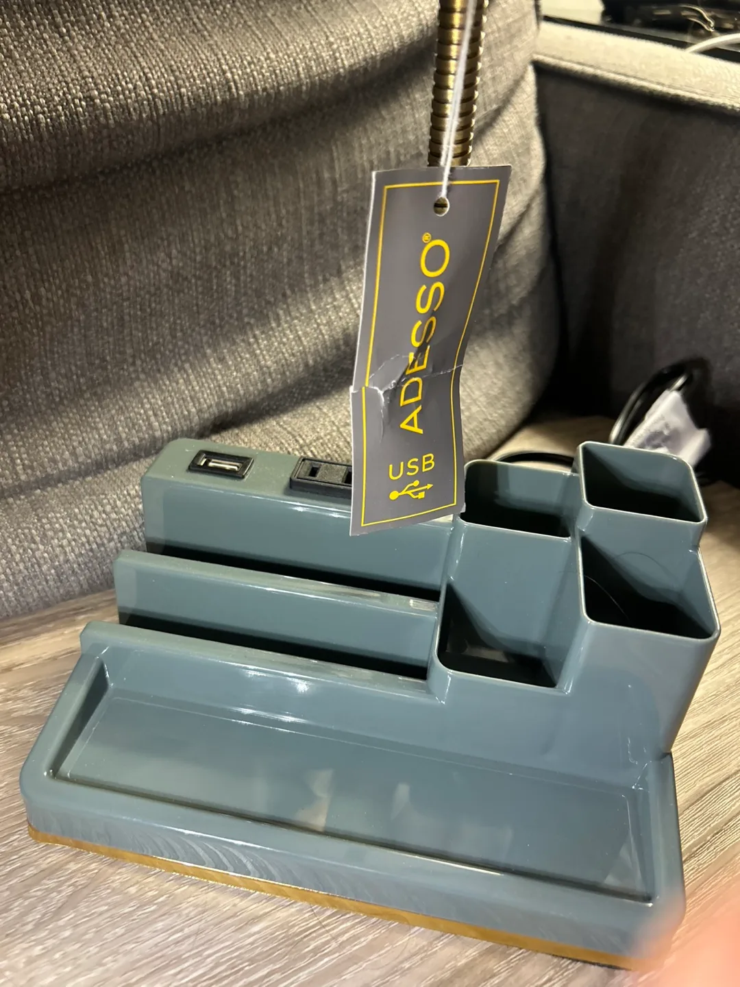 Adesso Desk Lamp with Organizer image indicator(4)