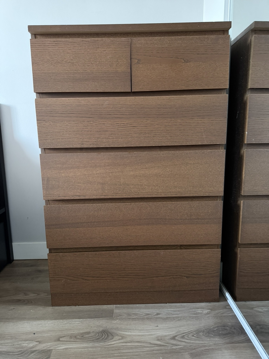 IKEA MALM 6-Drawer Chest - Oak Veneer - photo 4