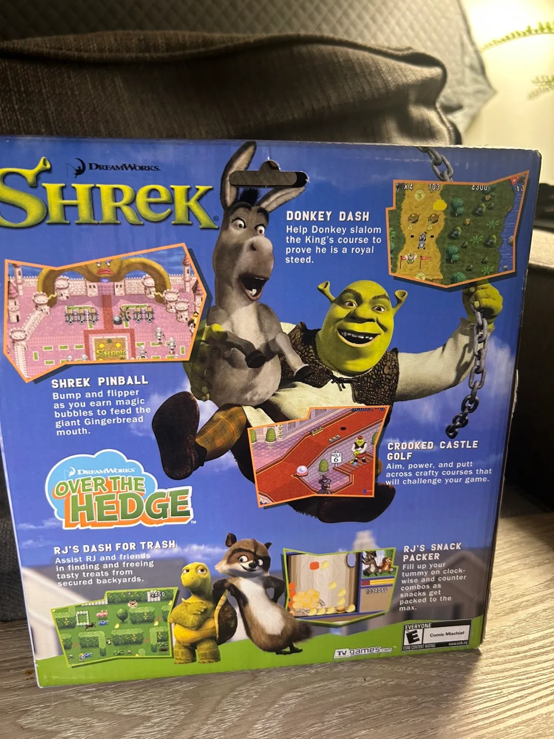 Shrek and Over the Hedge TV Games image indicator(2)