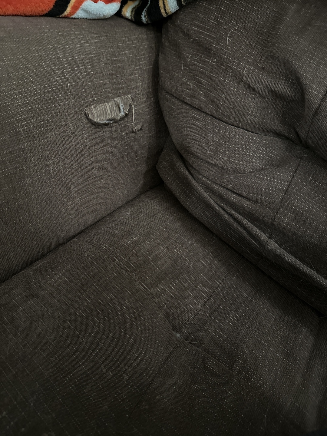 Grey Brown Sectional Sofa - photo 5