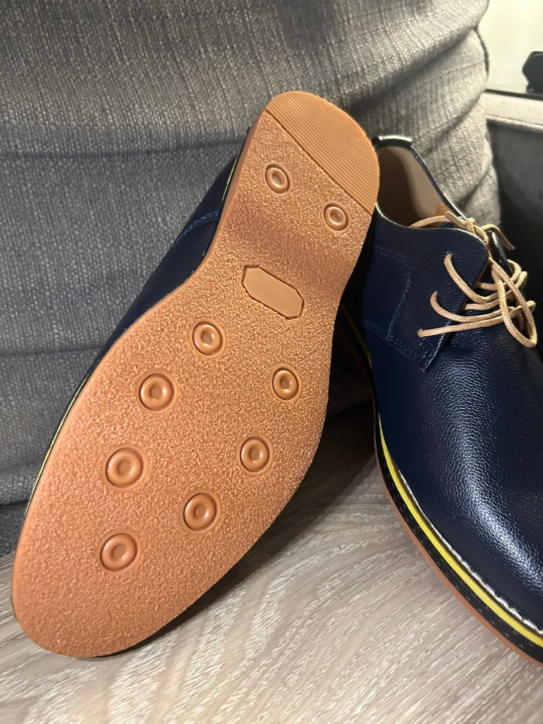 Men's Black PU Leather Dress Shoes image indicator(3)