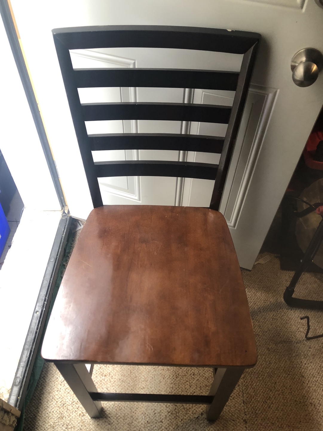 6 Wooden Counter Height Chair - photo 3