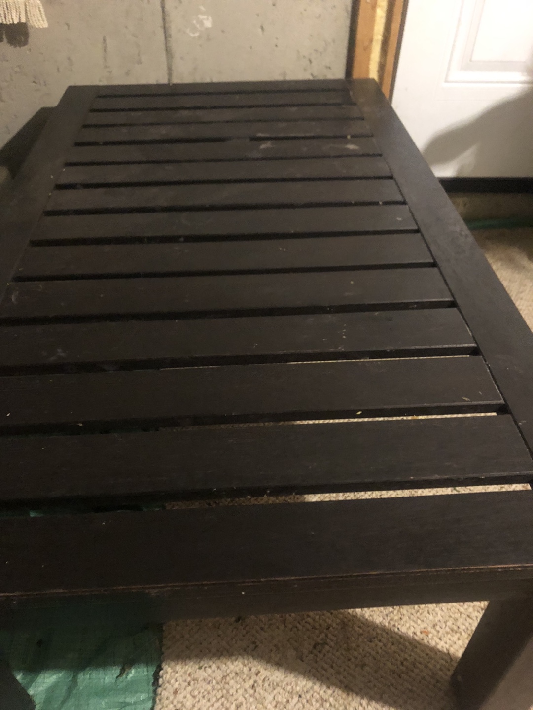 Dark Brown Wooden Coffee Table - photo 3