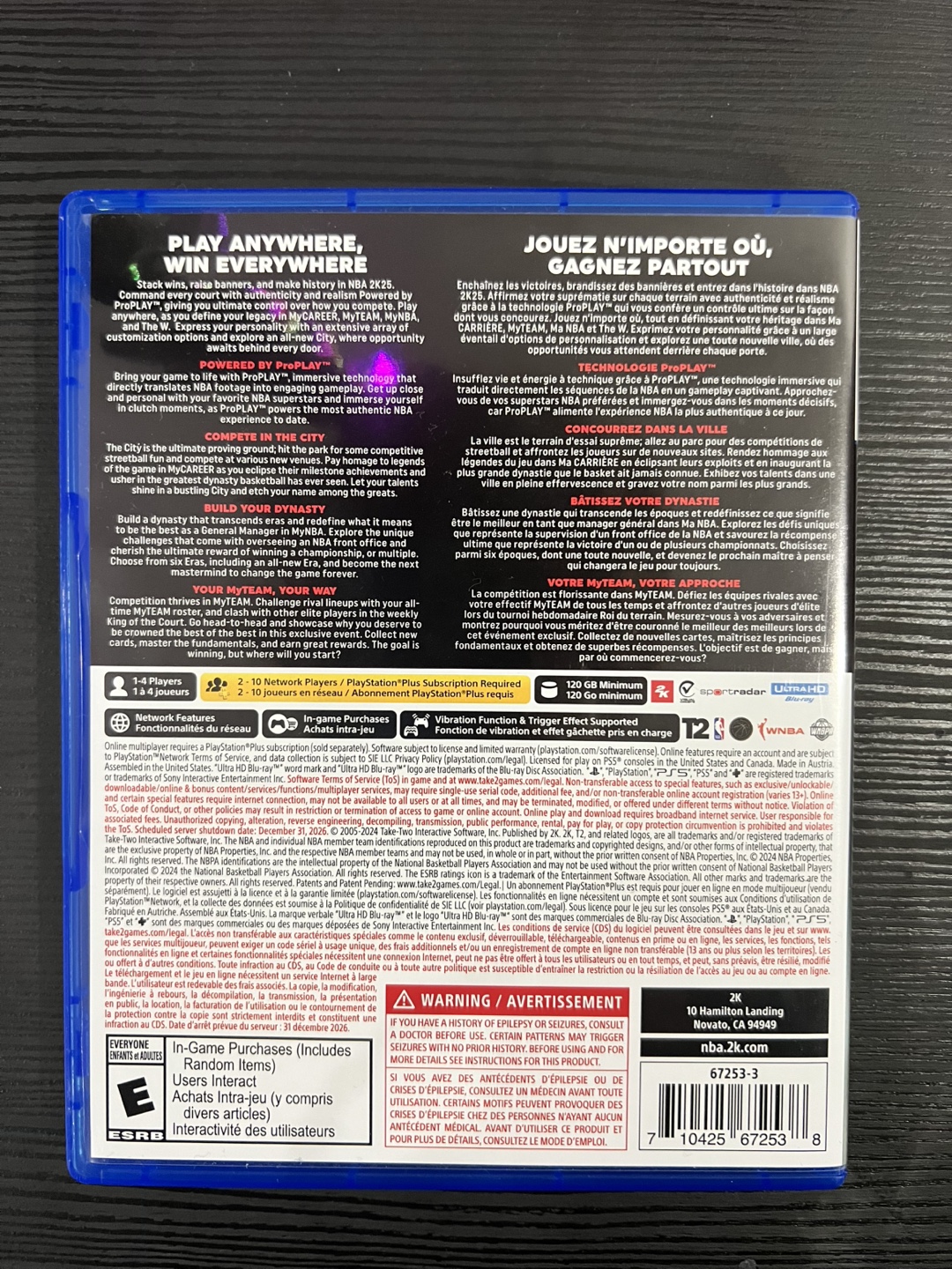 NBA 2K25 PlayStation 5 Game - photo 2