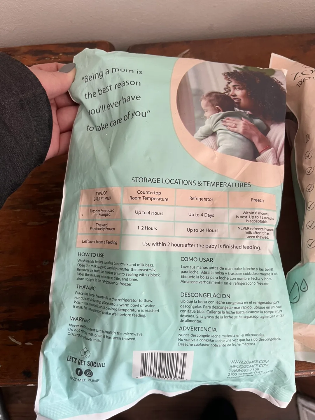 Breast milk storage bags image indicator(3)