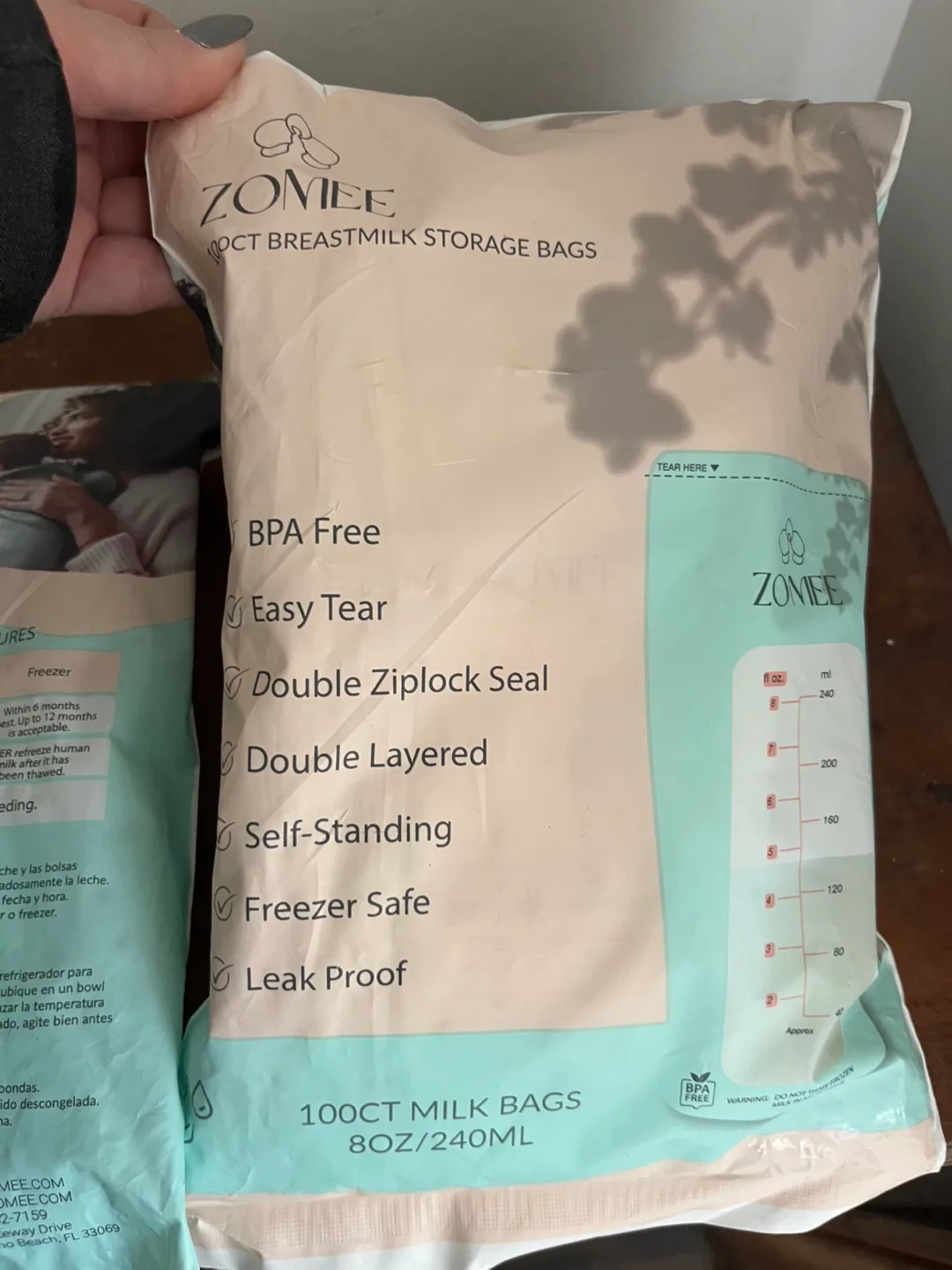 Breast milk storage bags image indicator(2)