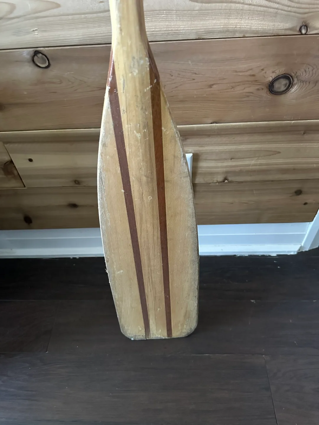 Vintage Feather Brand Canoe Paddle image indicator(3)