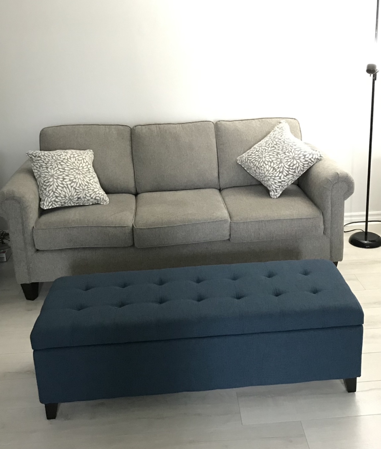 Grey Fabric Sofa - photo 3