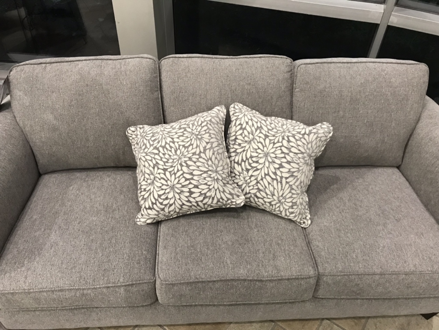 Grey Fabric Sofa