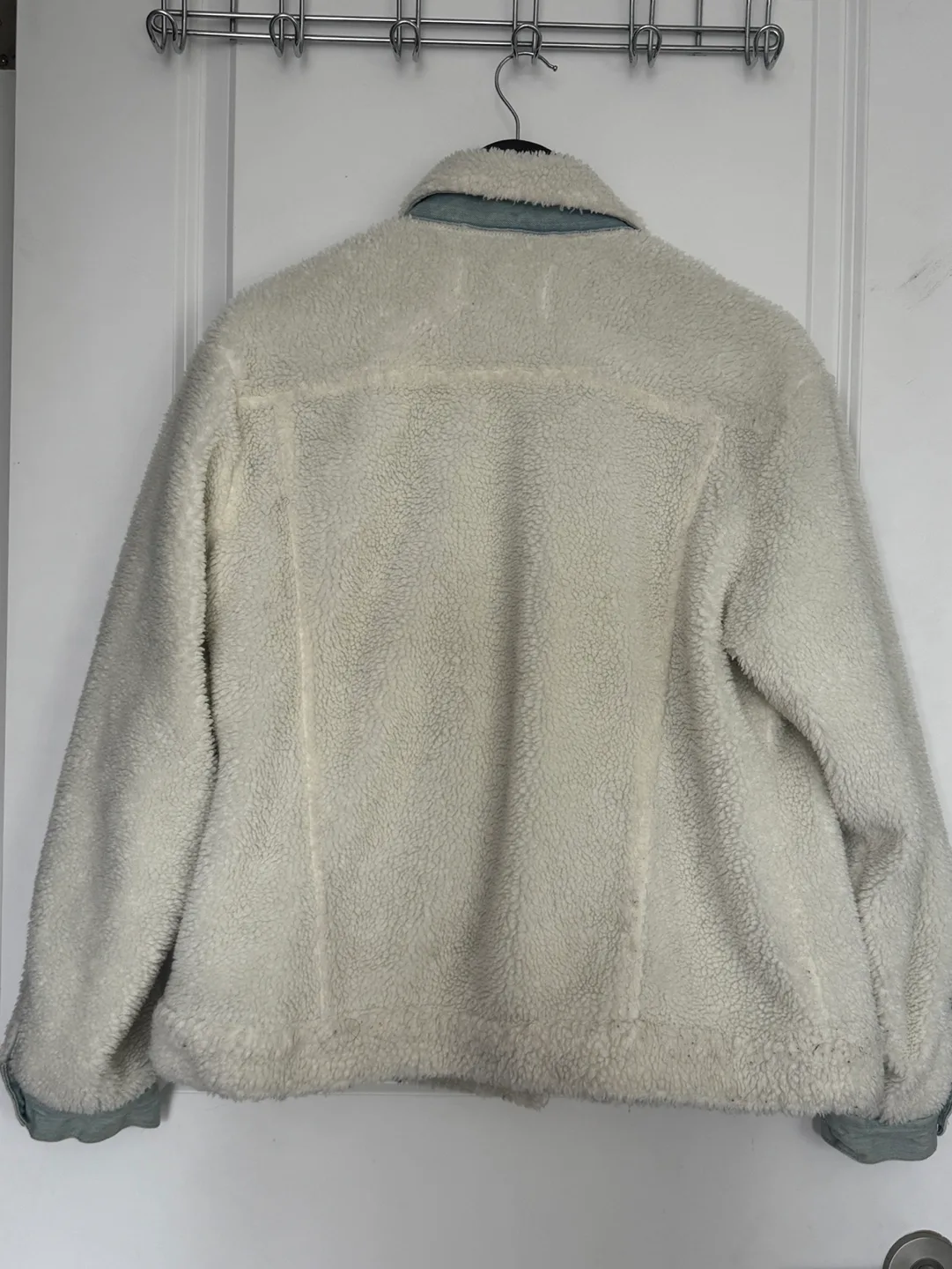 Pistola Women's Cream Sherpa Denim Jacket image indicator(3)