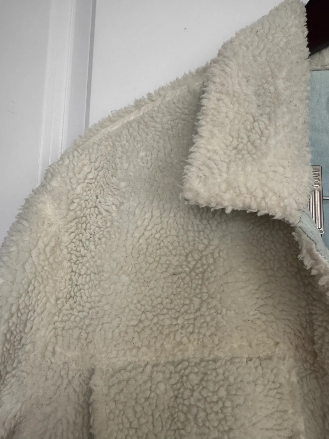 Pistola Women's Cream Sherpa Denim Jacket image indicator(2)