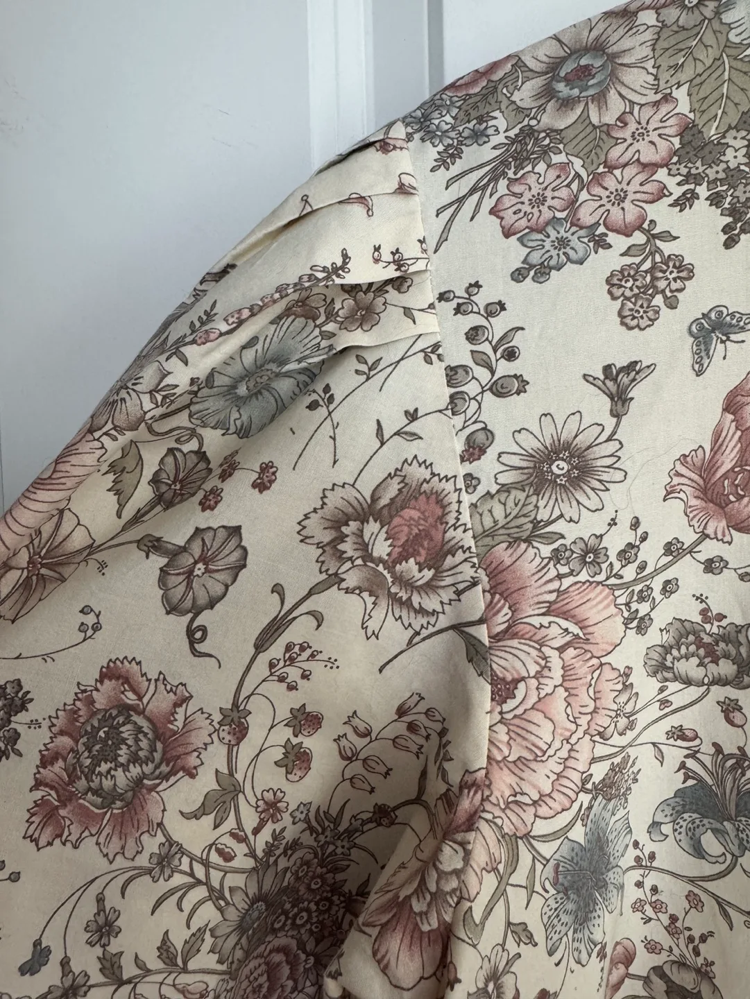 Vintage Jane Langan floral blouse image indicator(3)