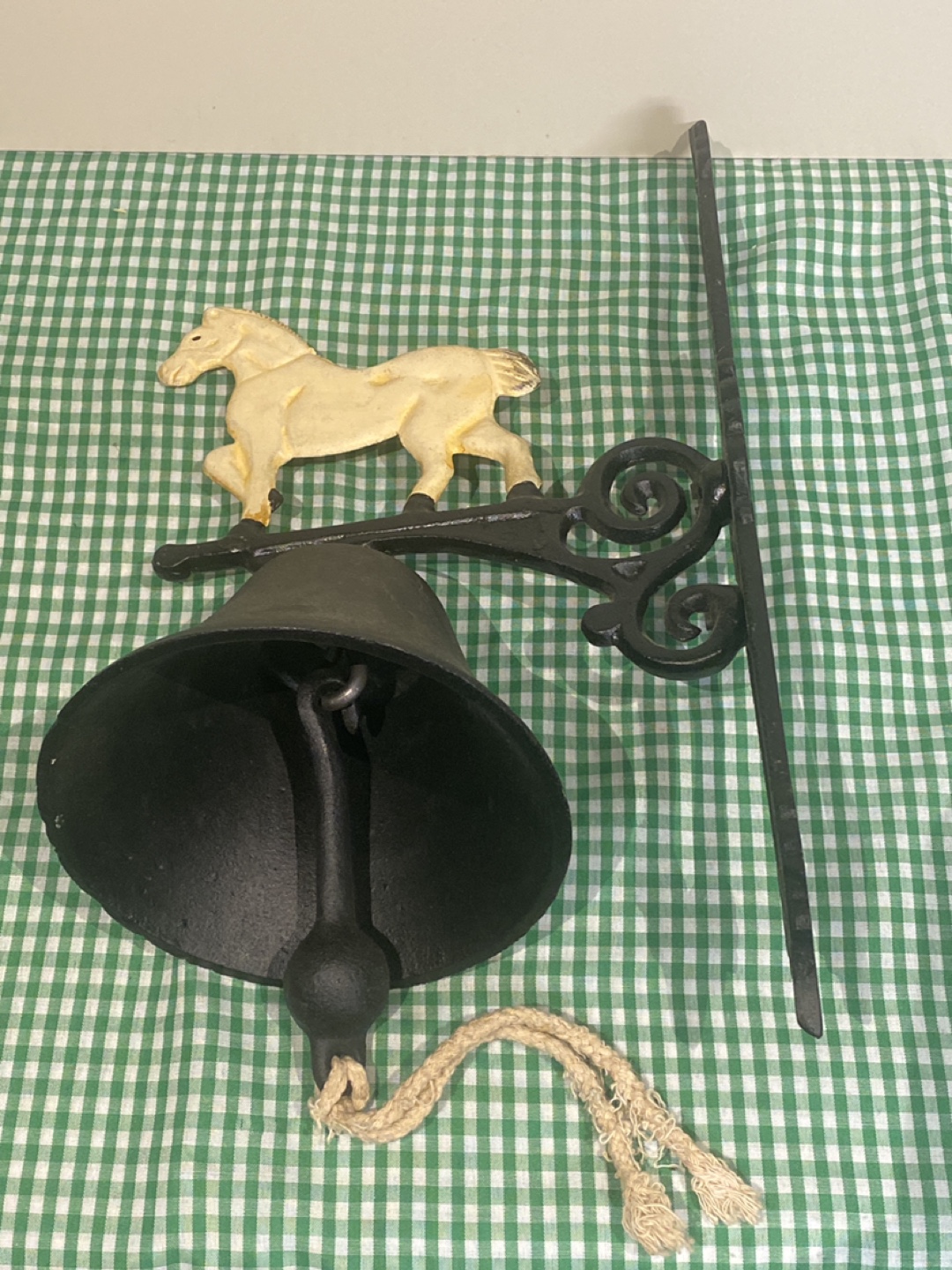 Vintage Cast Iron Horse Bell - photo 3