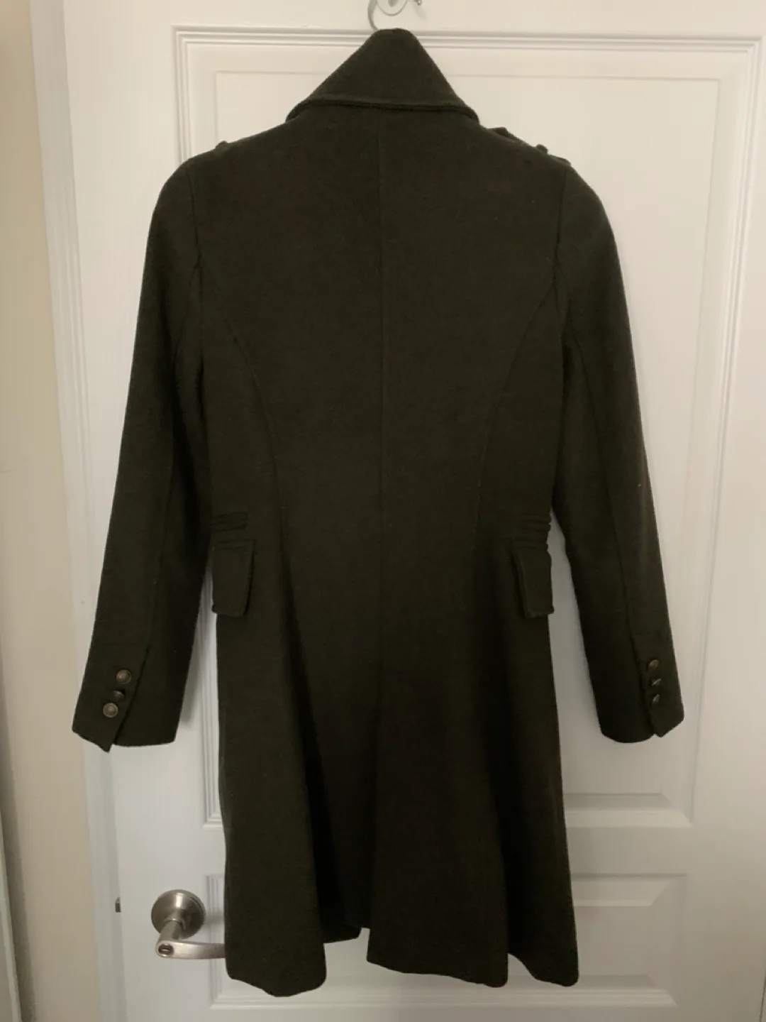 Forever 21 Olive Green Coat image indicator(2)