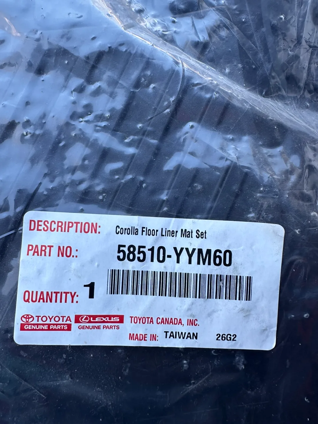 New Toyota Corolla Floor Mats image indicator(2)