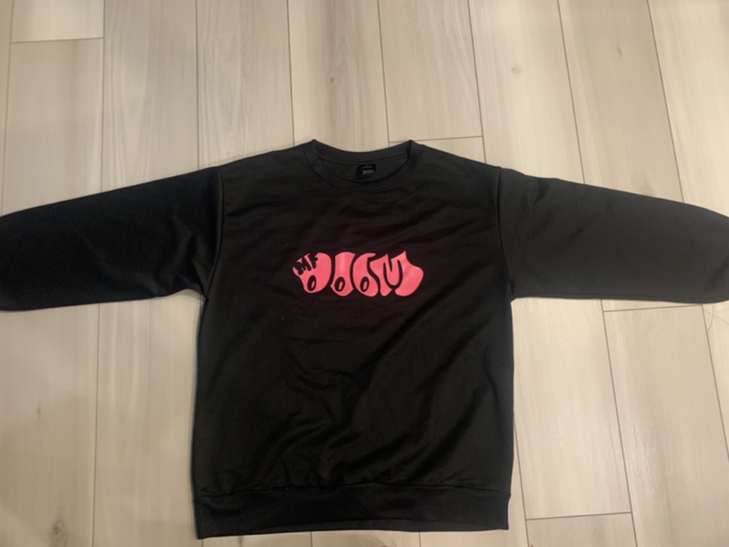 MF DOOM Black Crewneck Sweatshirt