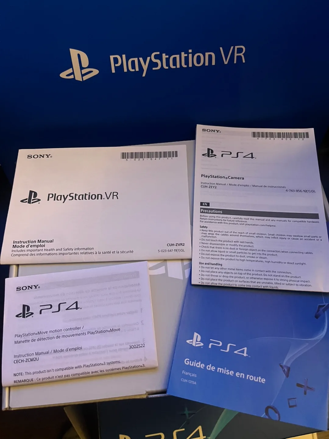 PS4 and VR large bundle brand new image indicator(7)