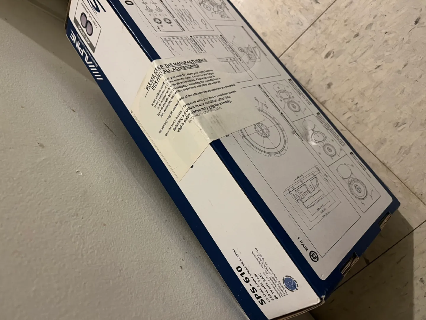 Alpine SPS-610 240W vehicle Speakers image indicator(3)