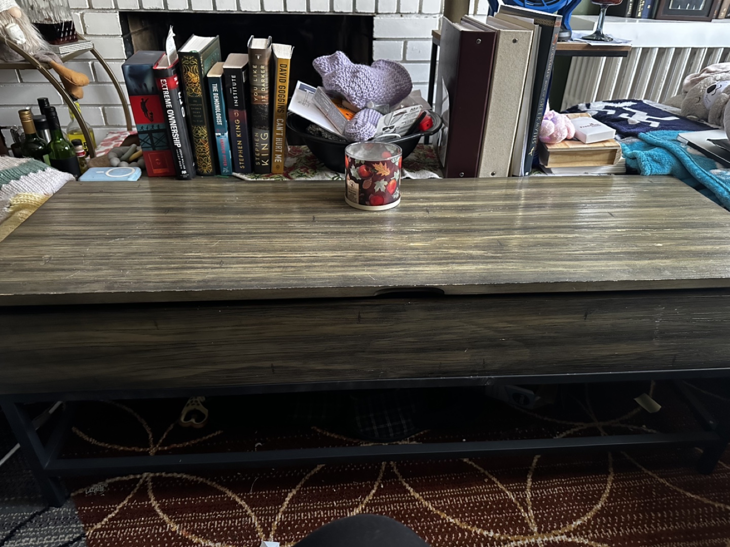 Lift-Top Coffee Table with Storage